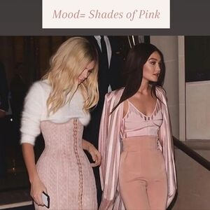 Chic Pink and White Outfit Set